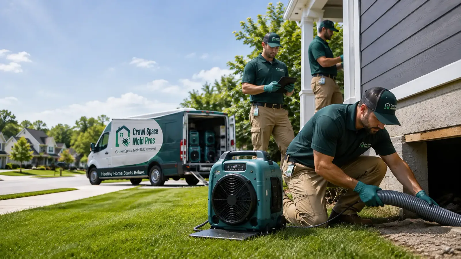 Crawl Space Mold Removal in Enon, OH